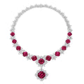 Designer 925 Sterling Silver Asscher-Cut 12MM Sapphire, Ruby, Emerald, and High-Carbon Diamond Gemstone Pendant Necklace Fine Jewelry