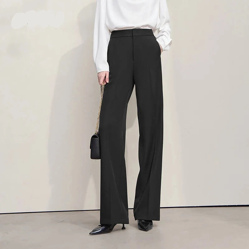 Elegant Office Lady Loose Trousers 2026 Autumn Collection