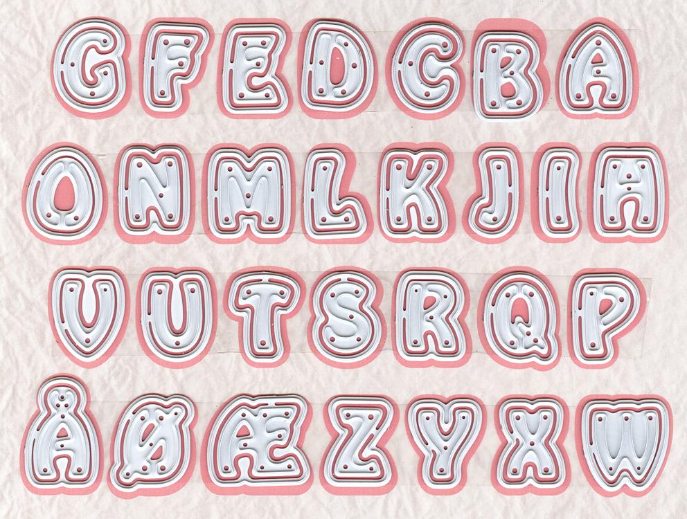 Shape Dies - Alphabet