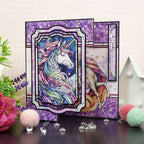 Stained Glass Mystical Worlds Luxury Topper Collection
