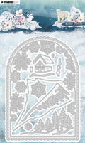 SL Cutting Dies Winter Scenery Artic Winter 100x143x1mm 14 PC nr.763