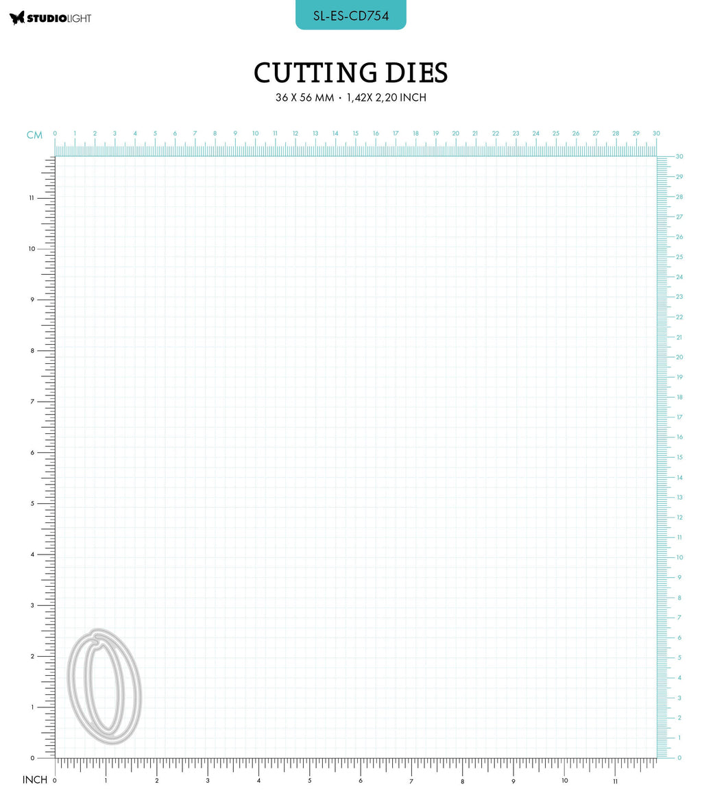 SL Cutting Dies NR. 0 Essentials 36x56x1mm 2 PC nr.754