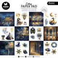 SL Collage Paper Pad Moonlit Ballroom Essentials 203x203x5mm 24 Sheets