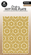 SL Hot Foil Plate Snow Pattern Essentials 1 Piece
