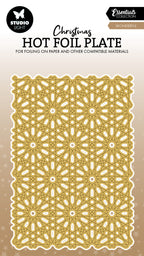 SL Hot Foil Plate Snow Pattern Essentials 1 Piece