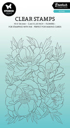 SL Clear Stamp Peonies Essentials 93x136x3mm 1 PC nr.541