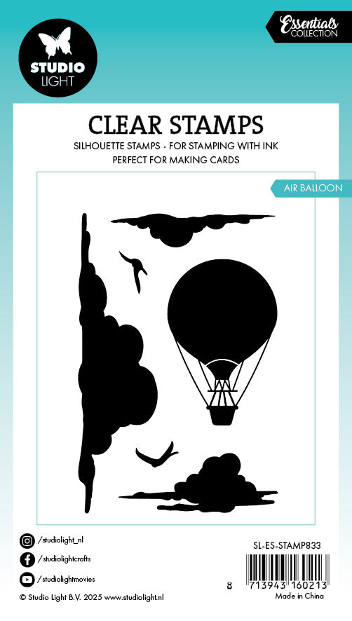 SL Clear Stamp Air Balloon Essentials 6 Pieces