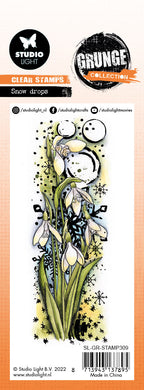 SL Clear Stamp Snow Drops Grunge Collection 148x52.2x3mm 1 PC nr.309