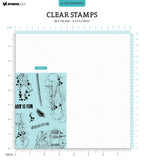 SL Clear Stamps Creative Inventions Grunge Collection 89x132x3mm 9 PC nr.515