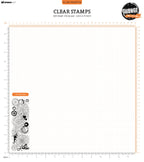 SL Clear Stamp Gear Background Grunge Collection 1 PC