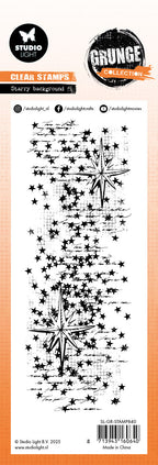 SL Clear Stamp Starry Background Grunge Collection 1 Pieces