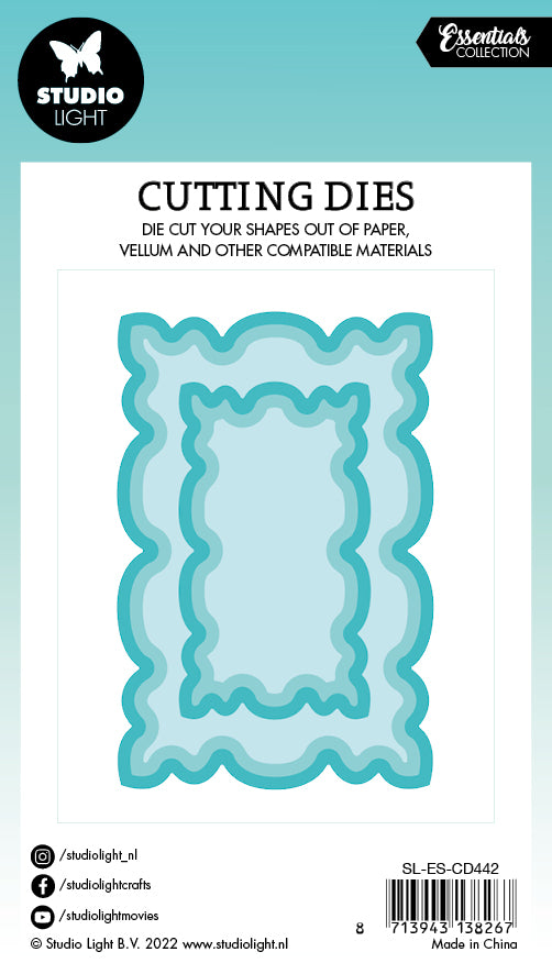 SL Cutting Dies Classic Nested Shape Essentials 61x92x1mm 6 PC nr.442