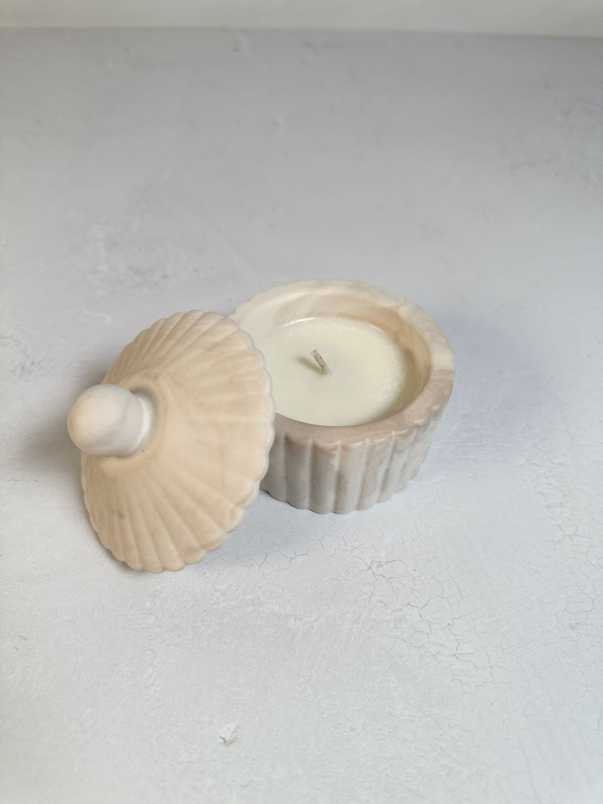 Fluted Small Candle