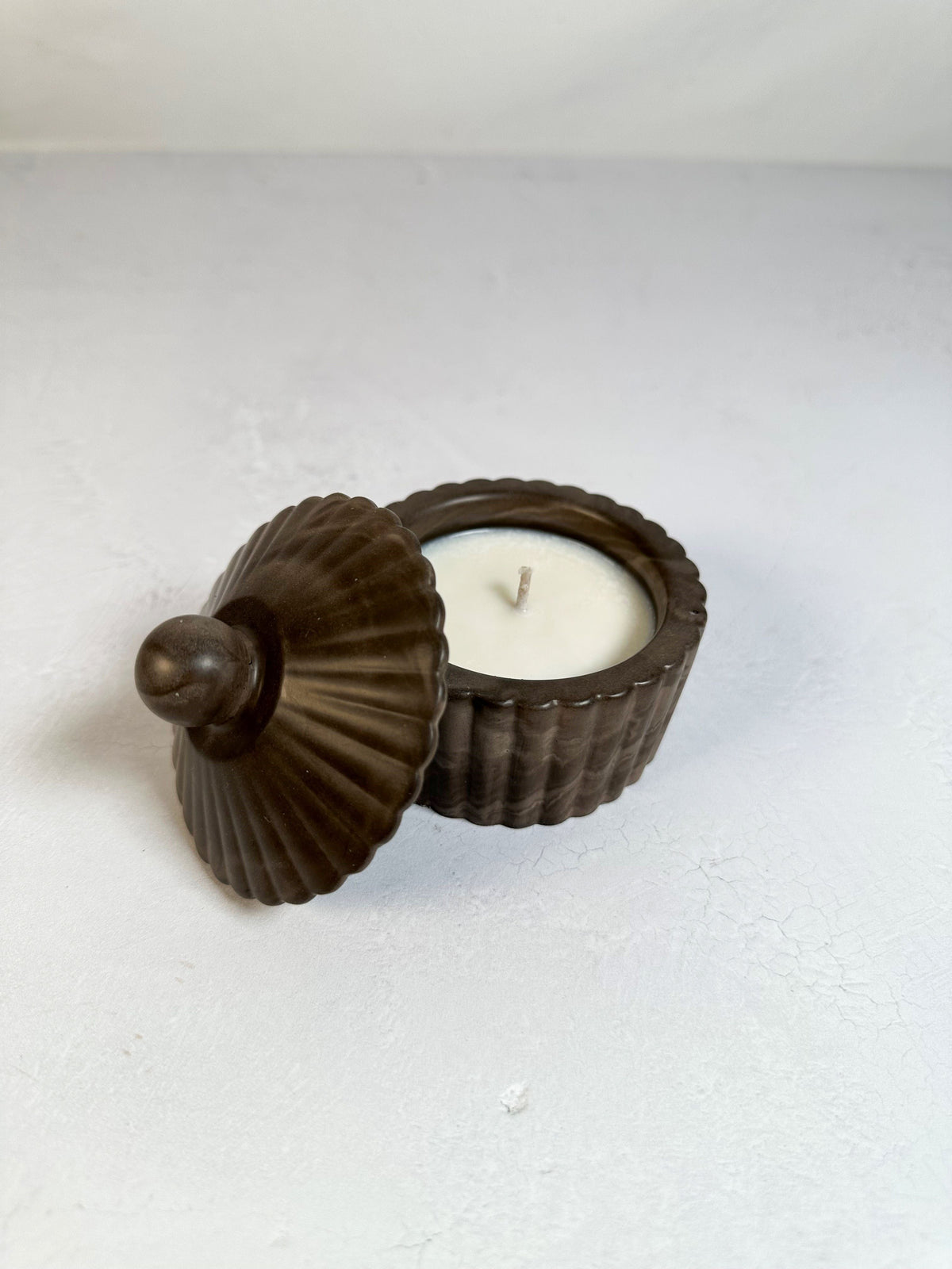 Fluted Small Candle