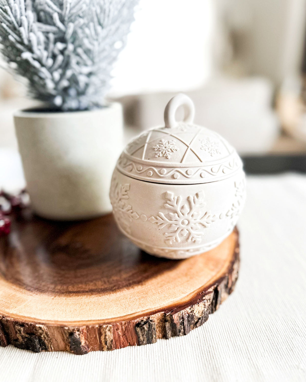 Holiday Ornament Jar