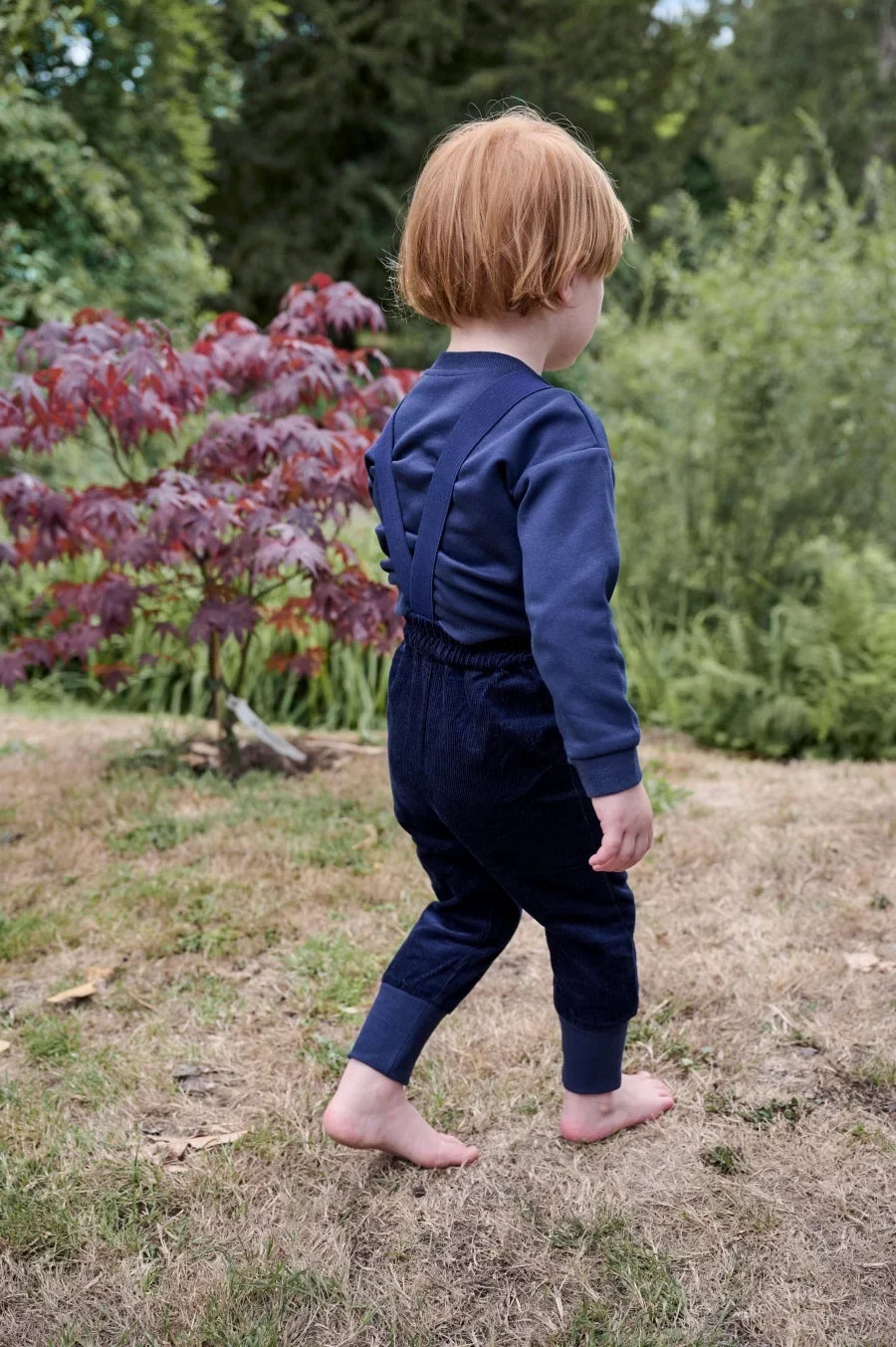 Family Matching Corduroy and Sweatshirt Outfits for Kids