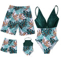 Family Matching, Mother-Daughter Matching Beach Swimwear
