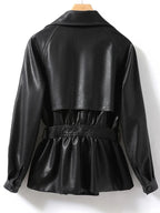 Fashion Short Split Sheepskin Leather Jackets
