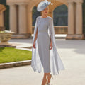 Elegant Mother of the Bride Dresses 2025 Jewel Neck Sleeveless Wedding Party Gowns Beadings Ankle Length Mermaid