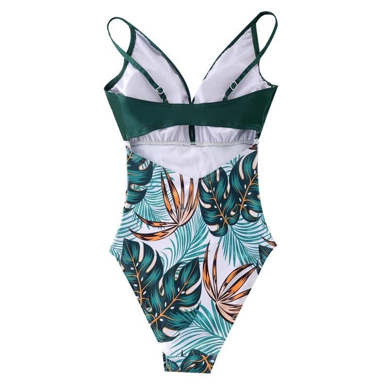 Family Matching, Mother-Daughter Matching Beach Swimwear