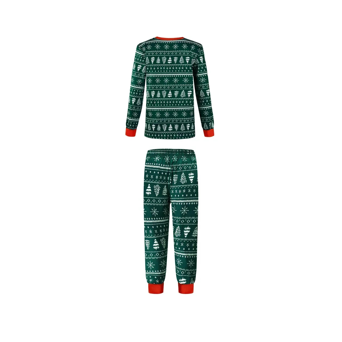 Christmas Family Matching Pajamas Set – Allover Print 2-Piece Sleepwear for Mom, Dad, Kids & Baby