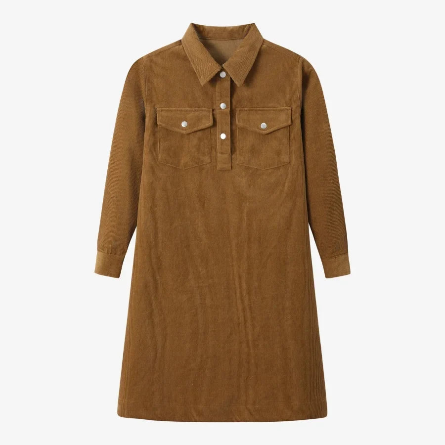 Family Matching Corduroy and Sweatshirt Outfits for Kids