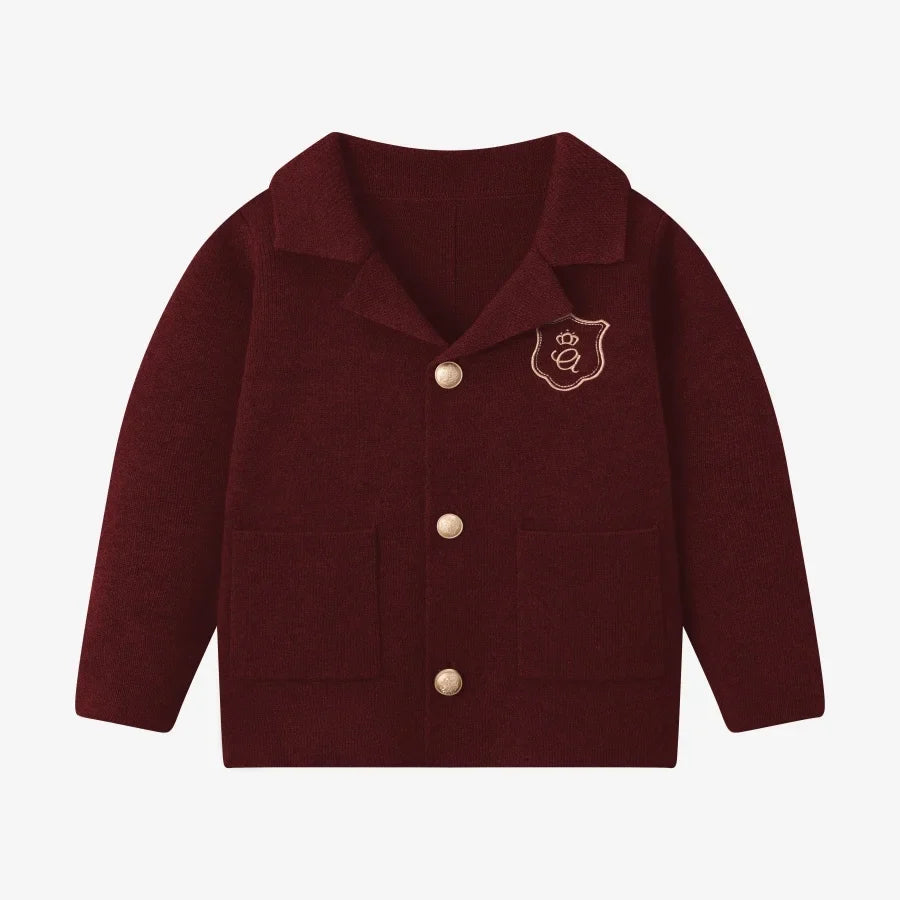 Burgundy Collection Shabbos cotton print Smocking dress check shirt soft wool knitting family match clothes boys girls