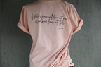 "CELESTIAL COLLECTION" PEACEFUL HANDS UNISEX TEE