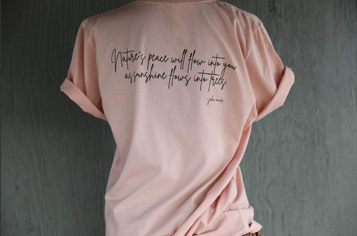 "CELESTIAL COLLECTION" PEACEFUL HANDS UNISEX TEE