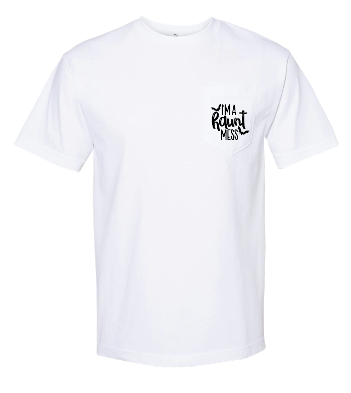 I'm A Haunt Mess - MEDIUM WHITE UNISEX