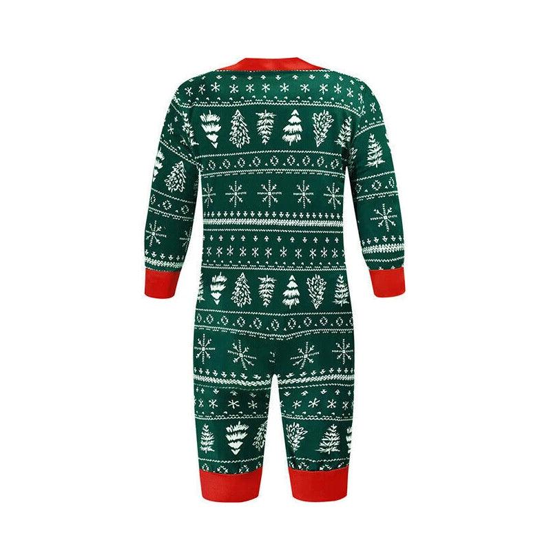 Green Matching Family Christmas Pajamas – Mom, Dad, Kids & Baby