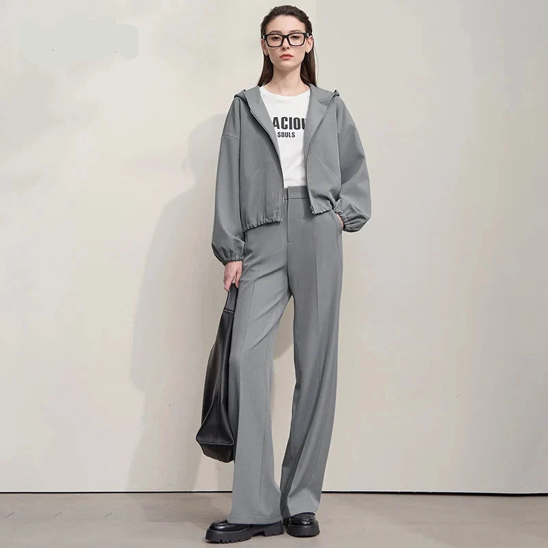 Elegant Office Lady Loose Trousers 2026 Autumn Collection