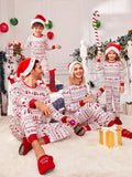 Matching Family Christmas Pajamas – Festive All-Over Print