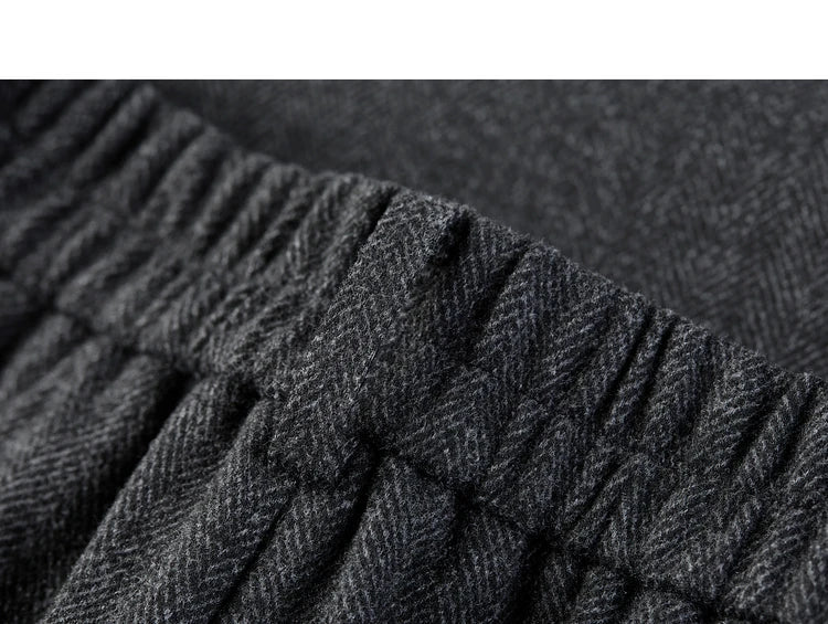 Elegant Knit Wide-Leg Pants – Autumn Office Casual Trousers for Women