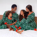Christmas Family Matching Pajamas Set – Allover Print 2-Piece Sleepwear for Mom, Dad, Kids & Baby