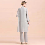 Elegant Chiffon Mother of the Bride Jumpsuit – Wedding Pantsuit