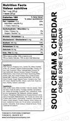 Sour Cream & Cheddar Popcorn