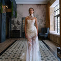 Short Strapless Lace Wedding & Prom Dress – Chic Elegance, Custom Made