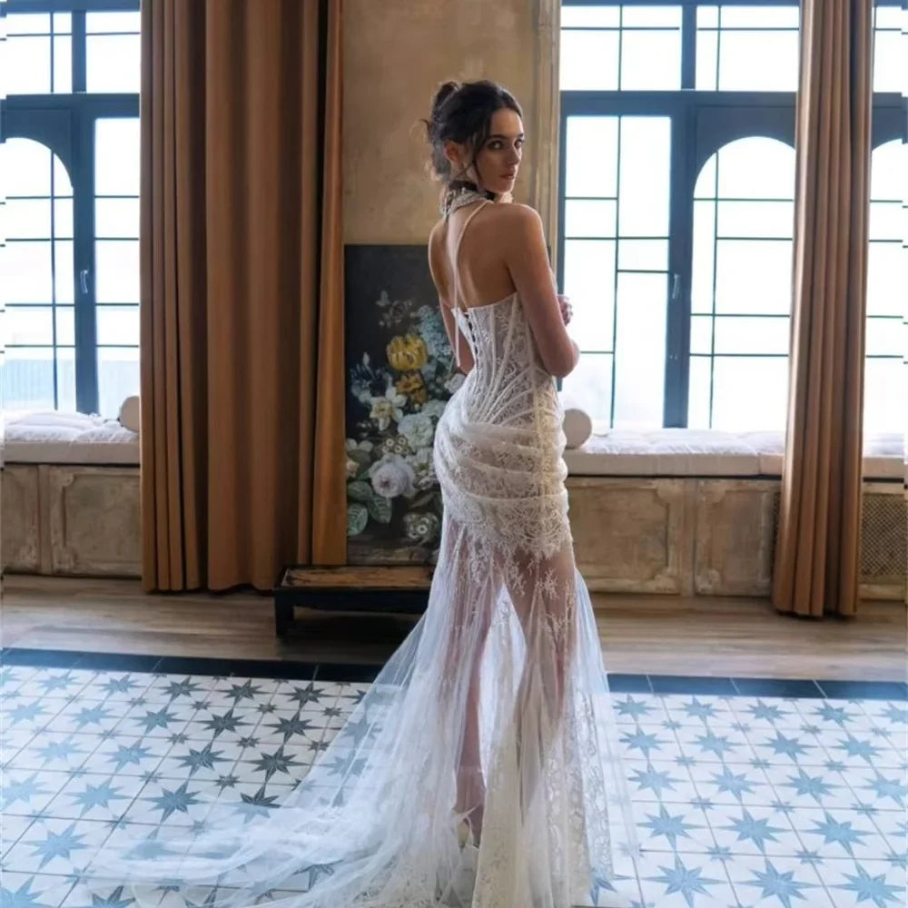 Short Strapless Lace Wedding & Prom Dress – Chic Elegance, Custom Made