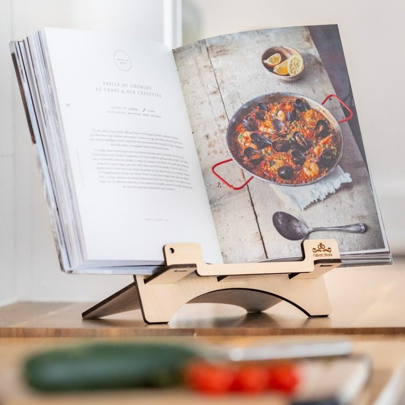 Support pour livre de recette "d-Poser"