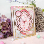 Fluttering Hearts Card Topper Sheet