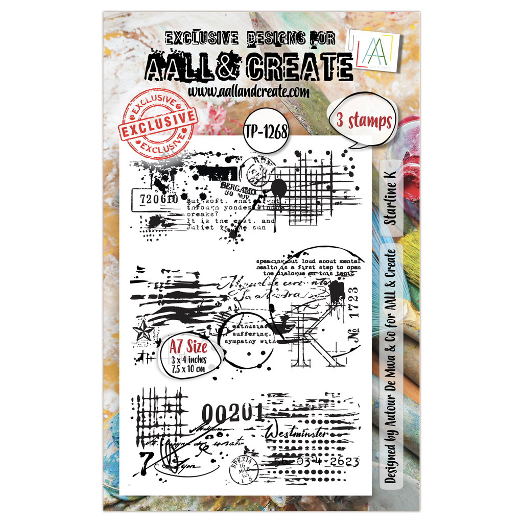 AALL and Create - A7 Stamp Set - Starline K