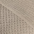Greige Waffle Extended Throw