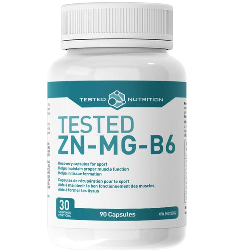 Tested Nutrition ZN-MG-B6 (Zinc-Magnesium-B6), 90 Caps