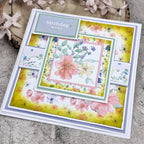 The Paper Boutique Sunny Gardens 8 in x 8 in Colour Card Pad