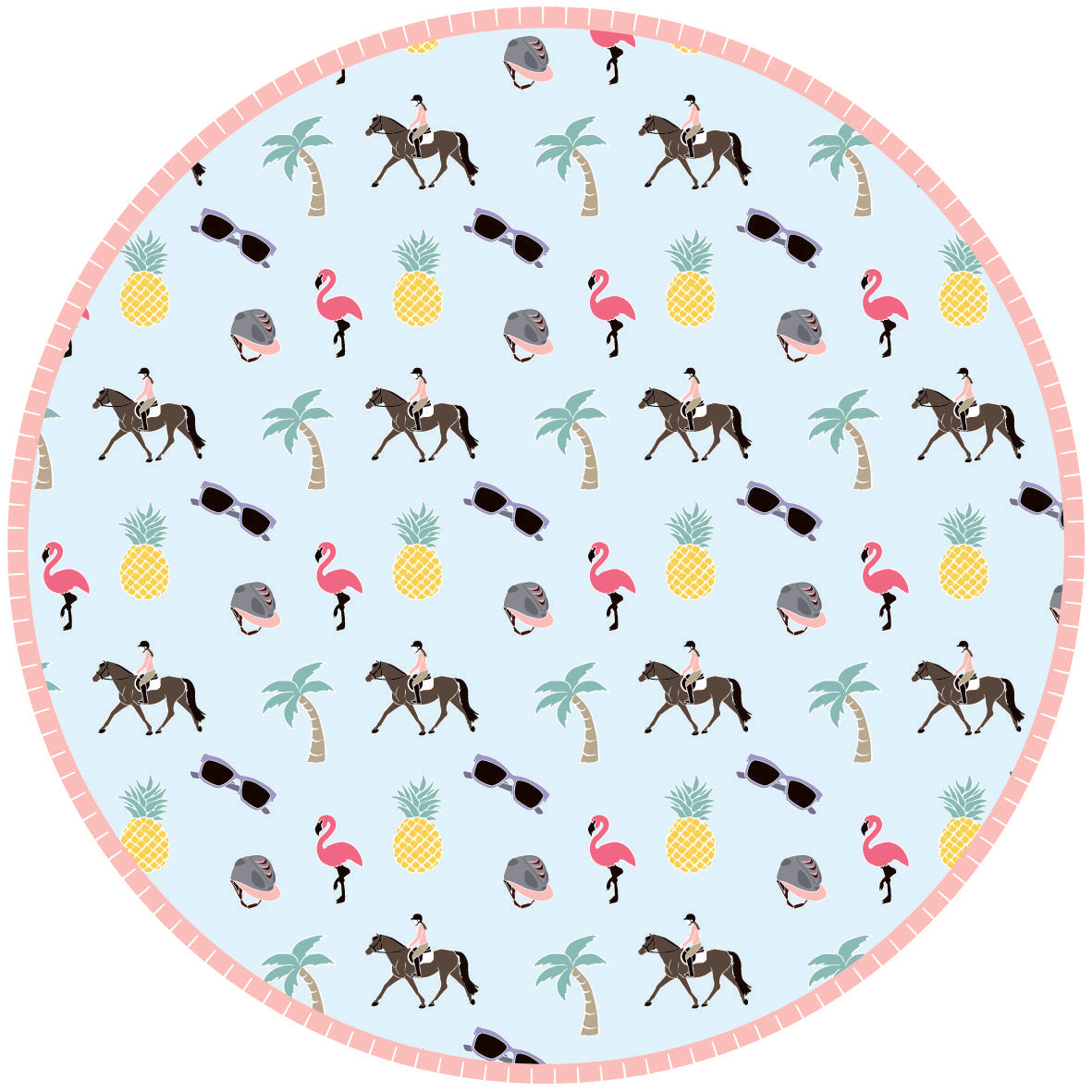 Summer Vibes Roundie Towel