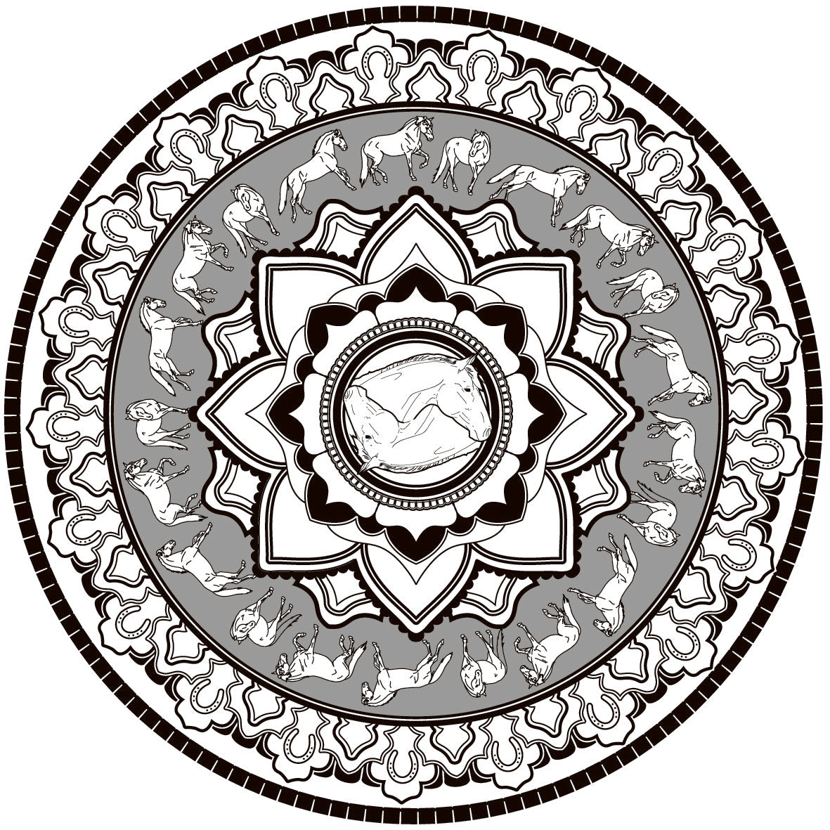 Mandala Roundie Towel