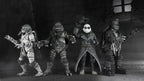 Universal Monsters x Teenage Mutant Ninja Turtles Turtles (Black & White) Action Figure 4-Pack
