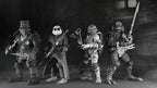 Universal Monsters x Teenage Mutant Ninja Turtles Turtles (Black & White) Action Figure 4-Pack