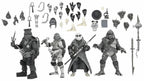 Universal Monsters x Teenage Mutant Ninja Turtles Turtles (Black & White) Action Figure 4-Pack